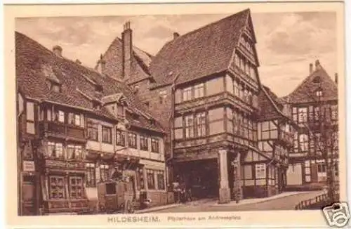 07159 Ak Hildesheim Pfeilerhaus am Andreasplatz um 1930