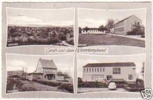 25351 Mehrbild Ak Gruß aus dem Weserbergland 1966