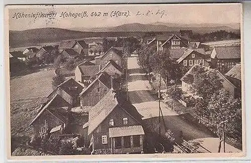 64814 Ak Höhenluftkurort Hohegeiß 642 m (Harz) Totalansicht 1929