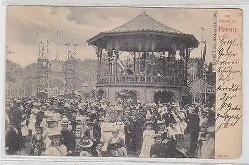 64691 Ak Hannover Rummelplatz im Rundteil 1904