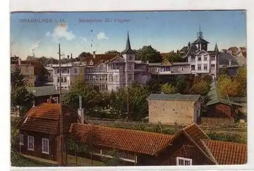 48538 Ak Braunlage im Harz Sanatorium Dr. Vogeler 1912