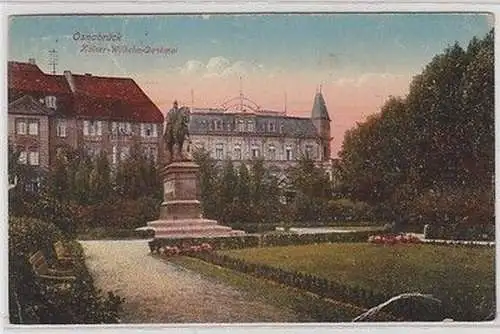 59754 Ak Osnabrück Kaiser Wilhelm Denkmal 1926