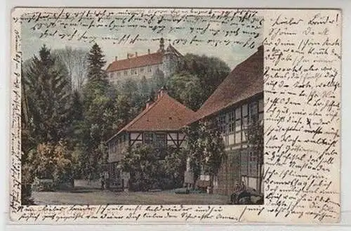 58467 Ak Schloss Herzberg im Harz 1905