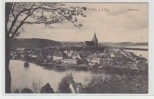 58005 Ak Mölln in Lüneburg Panorama 1911