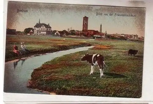 59605 Ak Borkum Blick von der Franzosenschanze um 1910