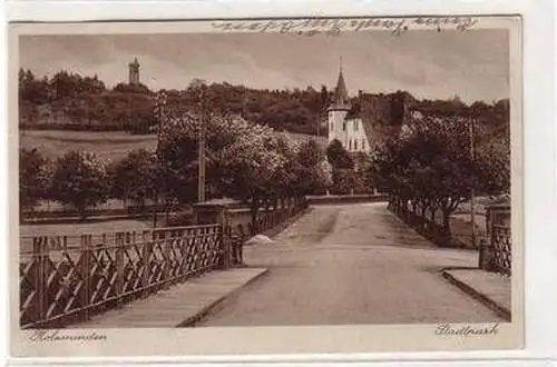 53905 Ak Holzminden Stadtpark 1936