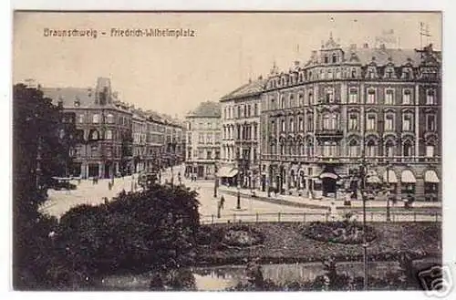 16820 Ak Braunschweig Friedrich Wilhelmstraße um 1920