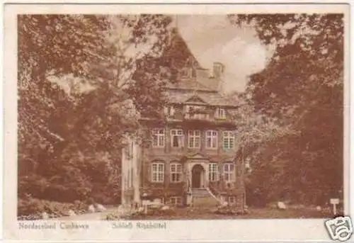 20517 Ak Nordseebad Cuxhaven Schloß Ritzebüttel 1924