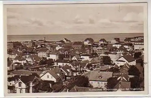 13156 Ak Nordseebad Wangerooge aus der Vogelschau 1933