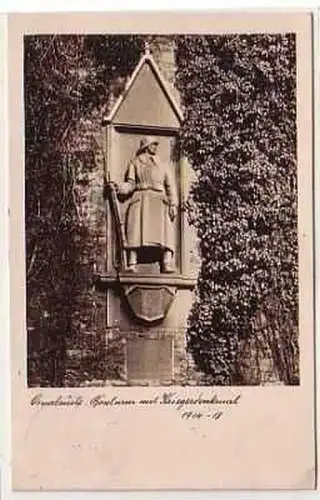 38506 Ak Osnabrück Böseturm mit Kriegerdenkmal 1937