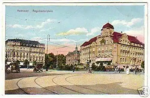 08662 Ak Hannover Aegidientorplatz mit Straßenbahn 1920