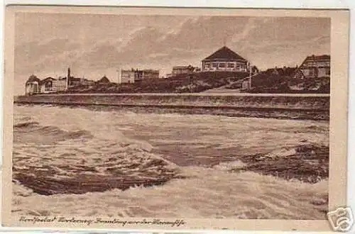 06414 Ak Nordseebad Norderney Brandung 1934