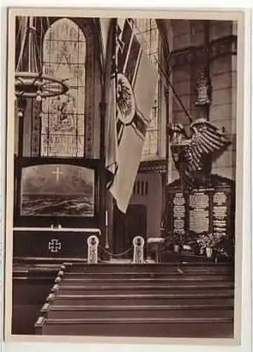 26603 Ak Wilhelmshaven Marine Gedächtniskirche um 1940