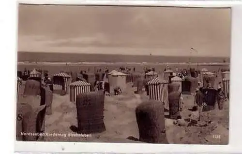 07233 Ak Nordseebad Norderney Strandleben um 1927