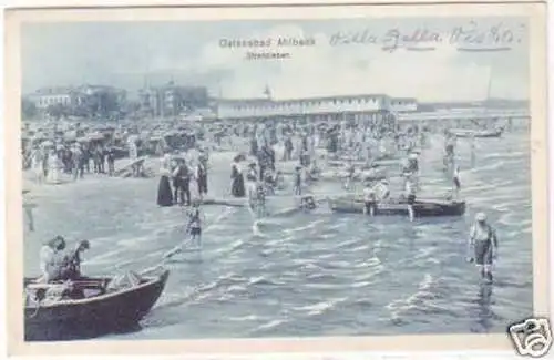 25124 Ak Ostseebad Ahlbeck Strandleben 1913