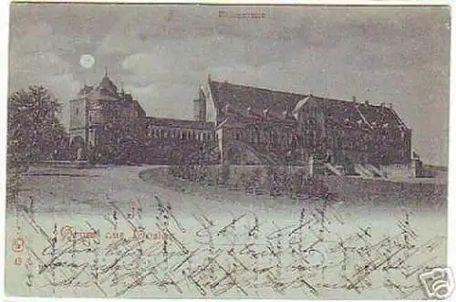 08775 Mondscheinkarte Gruss aus Goslar 1897