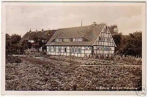 05446 Ak Bückeburg Blick zur Webschule 1939