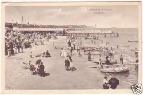 25185 Ak Ostseebad Ahlbeck Strandpartie 1913