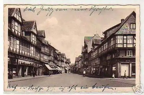 06758 Ak Wolfenbüttel Lange Herzogstrasse um 1940