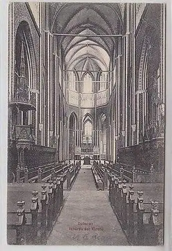 62573 Ak Doberan Inneres der Kirche um 1910