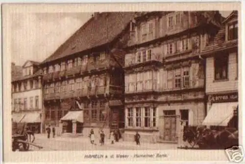 13611 Ak Hameln a.d. Weser Hamelner Bank um 1920