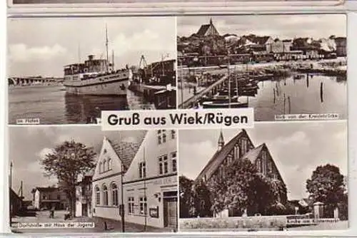 35841 Mehrbild Ak Gruß aus Wiek Rügen 1966