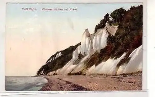 14610 Ak Insel Rügen Wissower Klinken mit Strand 1910