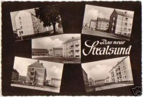 06865 Mehrbild Ak Das neue Stralsund 1964