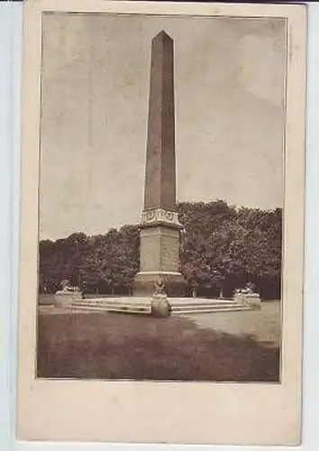 45003 Ak Denkmal auf dem Löwenwall in Braunschweig 1915