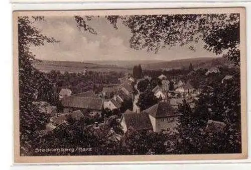 46607 Ak Stecklenberg Harz Totalansicht um 1930