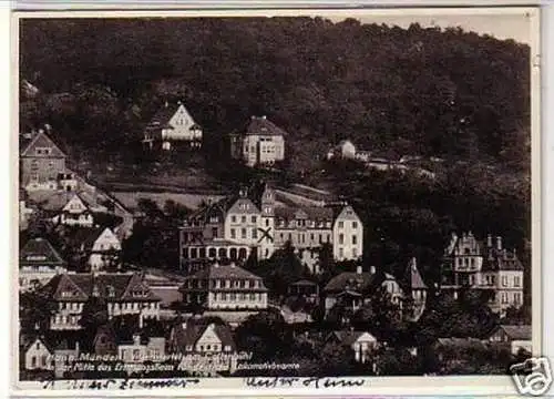 32938 Ak Hann. Münden Villenviertel am Cattenbühl 1934