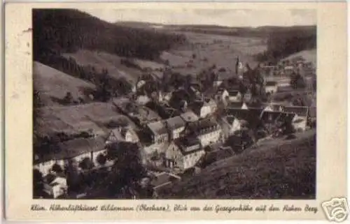 11024 Ak Wildemann Oberharz Blick von der Georgenhöhe