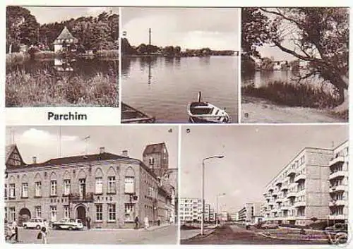 11827 Mehrbild Ak Parchim Gaststätte "Stadtkrug" usw.