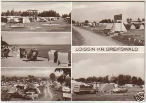 12064 Mehrbild Ak Loissin Kreis Greifswald 1982