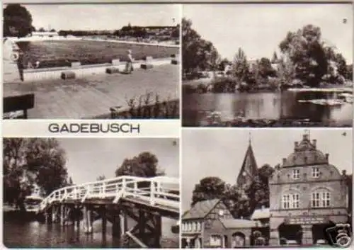 11970 Mehrbild Ak Gadebusch Stadtbad usw. 1985