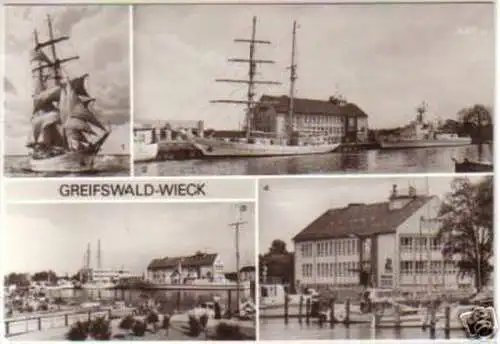 12839 Mehrbild Ak Greifswald Wieck 1983