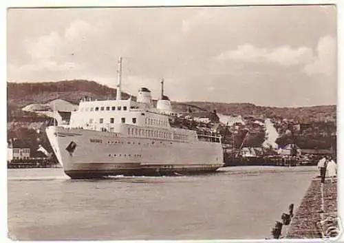 12125 Ak Sassnitz Eisenbahnfähre "MS Sassnitz" 1959