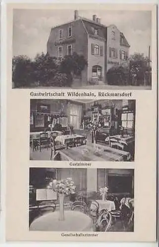 44356 Ak Gastwirtschaft Wildenhain Rückmarsdorf um 1930