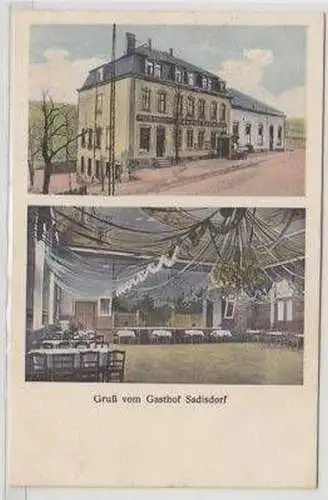 49822 Mehrbild Ak Gruß vom Gasthof Sadisdorf 1932