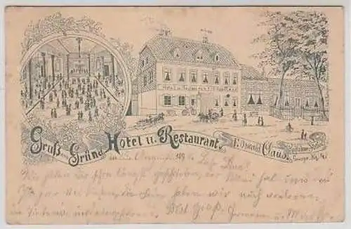 42605 Ak Gruß aus Grüna Hotel und Restaurant 1898