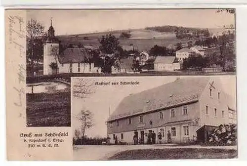 48532 Mehrbild Ak Gruss aus Schönfeld bei Kipsdorf im Erzgeb. 1926