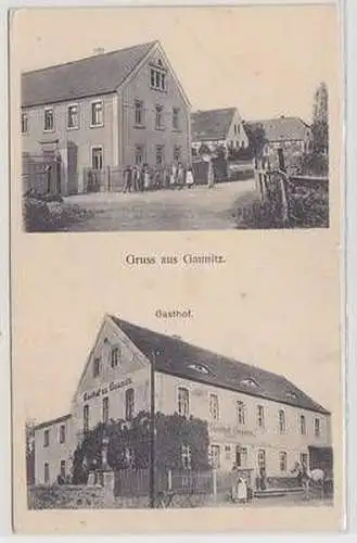 52369 Mehrbild Ak Gruß aus Gaunitz Gasthof um 1910