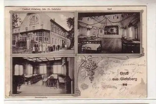 52491 Mehrbild Ak Gruß aus Gleisberg Gasthof 1913