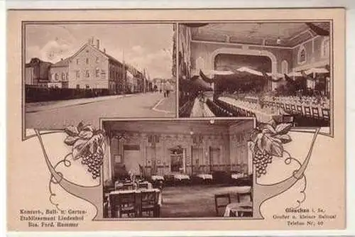 52545 Mehrbild Ak Glauchau in Sachsen Gasthaus Lindenhof 1939