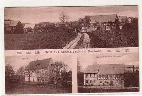 52357 Mehrbild Ak Gruß aus Schmalbach bei Rosswein 1929