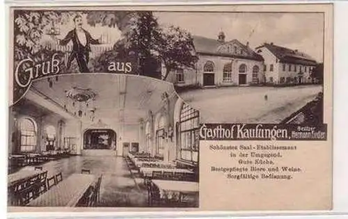 32110 Mehrbild Ak Gruß aus Gasthof Kaufungen um 1910