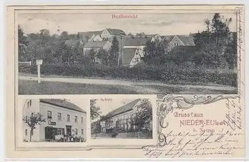 51630 Mehrbild Ak Ak Gruß aus Nieder-Eula bei Nossen 1901