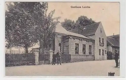 51628 Ak Gruß aus Gasthaus Lercha bei Meissen 1924