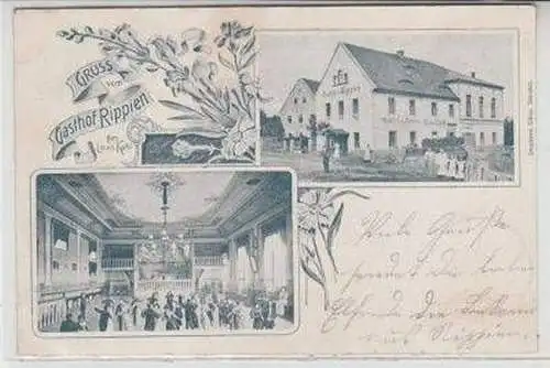 49411 Mehrbild Ak Gruß vom Gasthof Rippien 1899