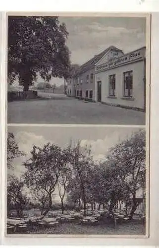 49001 Ak Lützschena Gasthaus zur grünen Aue 1934